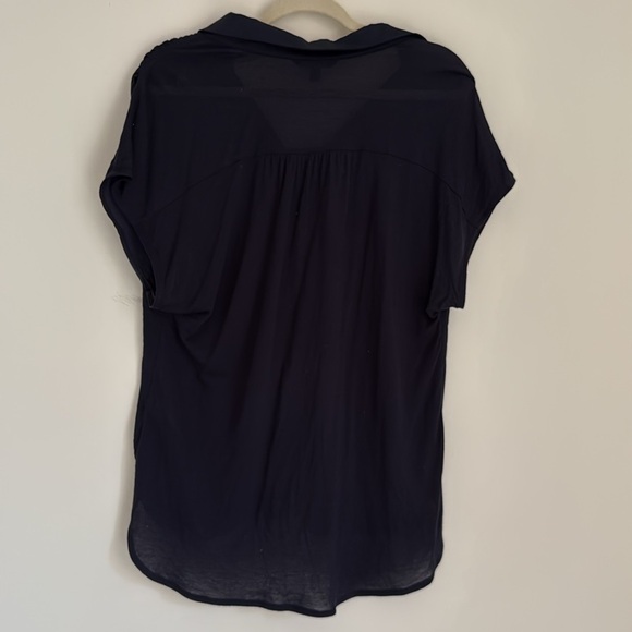 Banana Republic Embellished Knit to Woven Blouse - Picture 5 of 5